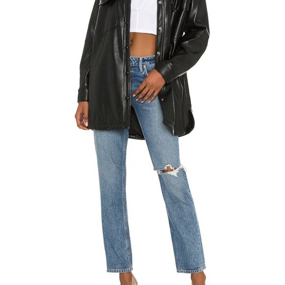 GRLFRND Kate Low Rise Slim Crop Jean in Hidden Hills - Picture 1 of 11